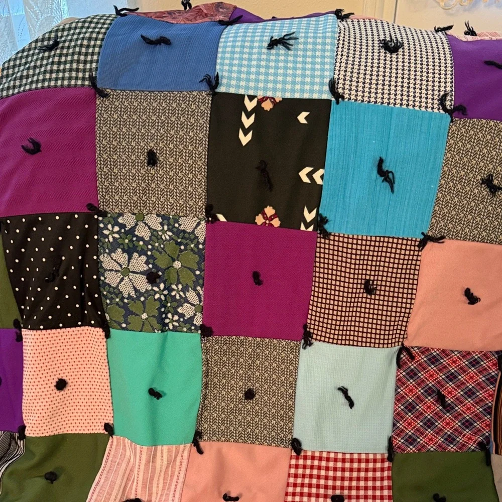 Colorful Patchwork Quilt - Picture 2 of 5